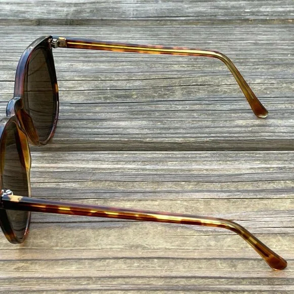 Women Sunglasses Brown Tortoise Frame Mirror Lenses Ladies Eye Wear Shades - Picture 10 of 12